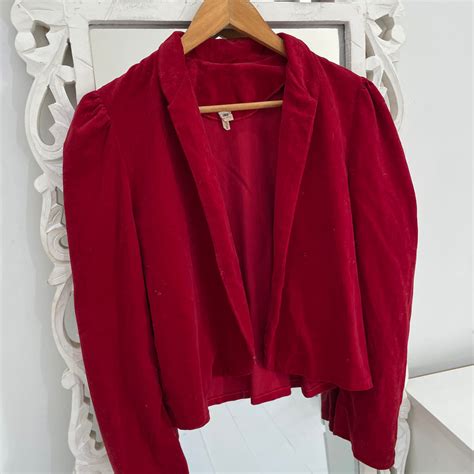 Ruby Red Blazer-Bust 36 – Outdated