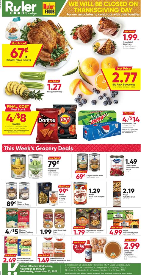 Ruler Foods Ad Circular - 11/16 - 11/23/2022 | Rabato