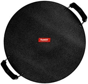 Buy Amazon Brand - Solimo Pre-Seasoned Cast Iron Dosa Tawa, 12 Inches ...