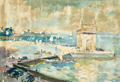Gateway Of India 1948 - Syed Haider Raza (Early Works) - Posters by ...