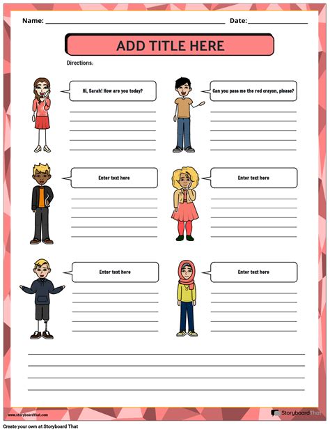 Free Printable Dialogue Worksheets 5th Grade - Printable Worksheets