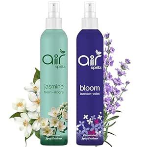 Air Spritz Air Freshener Room Spray Combo of 2 (60ml each) | Jasmine ...