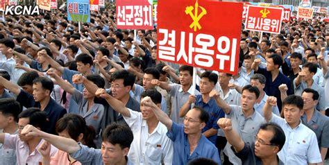 朝鲜超过十万人举行反美集会 称誓死保卫领袖-滚动新闻-白银网