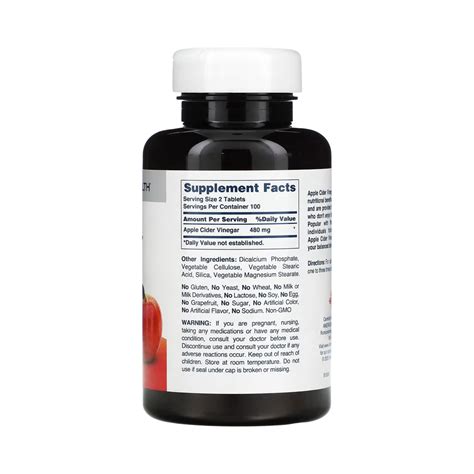 Buy American Health, Apple Cider Vinegar (200 Tabs) – Maple Herbs