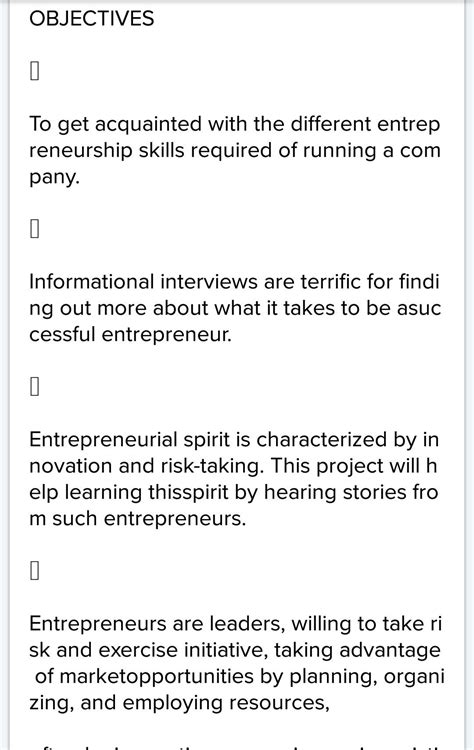 Aims and objectives of interview with businessman - Brainly.in