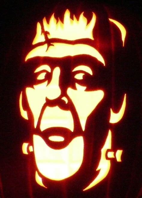 Lily Munster Character Hand-carved on a Foam Pumpkin for Halloween ...