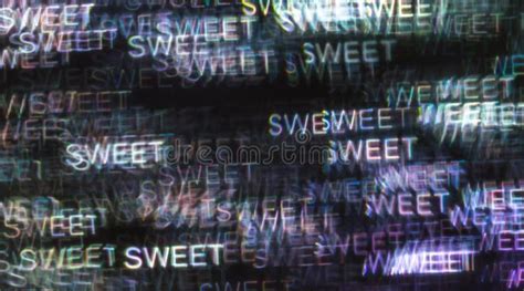Beautiful Background with Different Colored Word Sweet, Abstract Stock ...