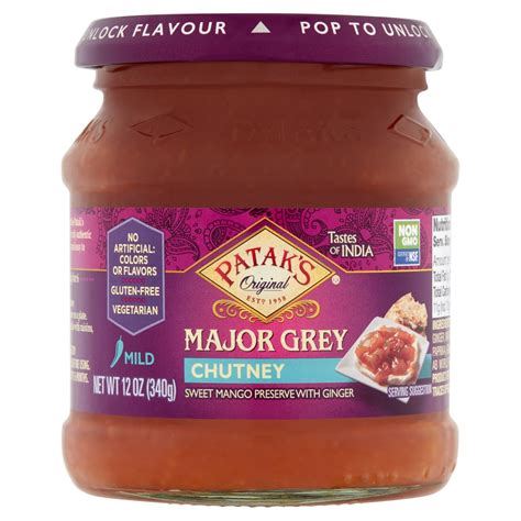 Patak's Original Major Grey Chutney, 12 oz - Fairway