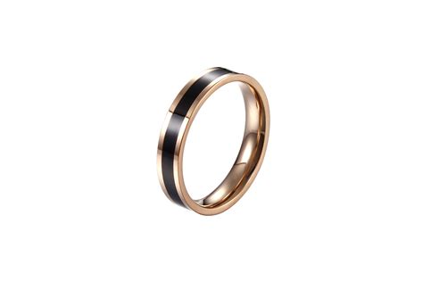 戒指批发 金色简约316L钛钢戒指 不锈钢指环 8MM 亮面-阿里巴巴