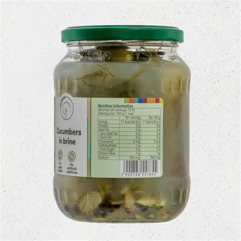 Cucumbers in Brine 650g - Eater's Market