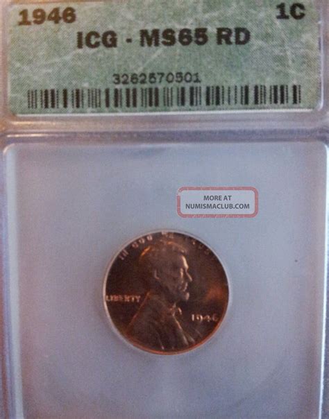 1946 1c Rd Lincoln Cent