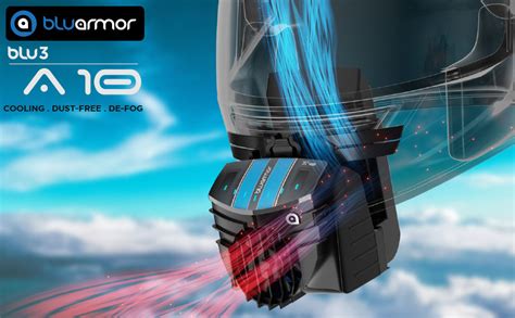 BluArmor BLU3 A10: Helmet Attachment That Provides Cooling, Dust ...