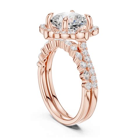 Cushion Cut 3.56ct Natural Diamond Wedding Ring – I Color, VS2 Clarity ...