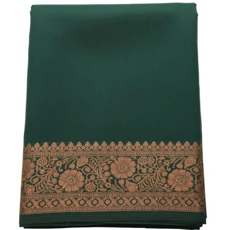Deep Green Semi Eri Silk – Seychah