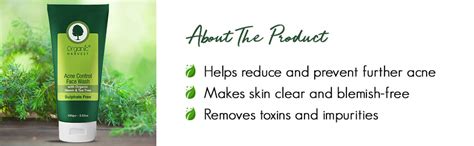 Organic Harvest Acne Control: Mattifying Face Wash: Tea Tree and Aloe ...