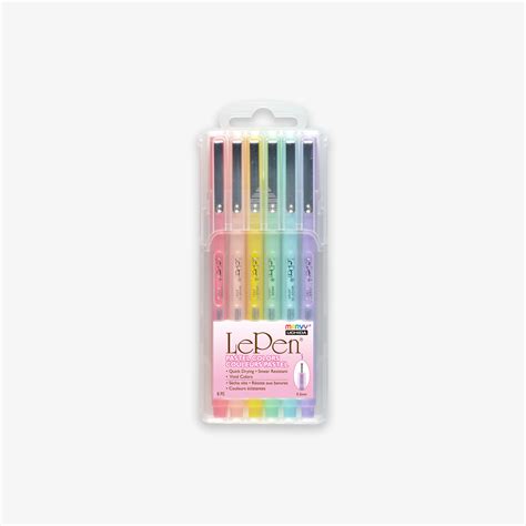 LE PEN SET 6 PCS // PASTEL – Kartotek Copenhagen