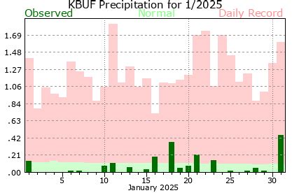 Buffalo Climate Graph
