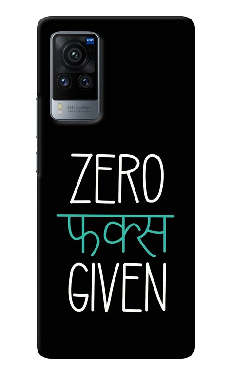Save Big: Get the Zero Fucks Given Vivo X60 Pro Back Cover - Shop Now ...