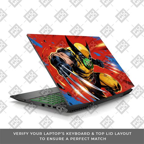 Adamantium Rage HP Pavilion Gaming 15 CX Series Laptop Skin