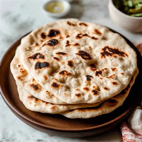 Easy Sourdough Naan Flatbread Recipe - My Homemade Recipe