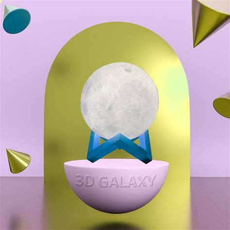 3D Galaxy - 3D Miniature , 3D Moon , Customized Gifts