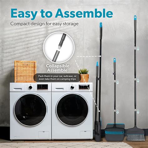 BLACK+DECKER Butler Broom & Dustpan Set - Short India | Ubuy