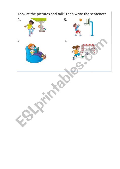 Hobbies Worksheet 的图像结果