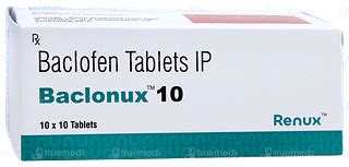 Baclonux 10 Mg Tablet 10 - Uses, Side Effects, Dosage, Price | Truemeds