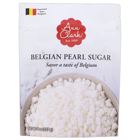 Amazon.com: Ann Clark Authentic Belgian Pearl Sugar, 8 oz. : Grocery ...