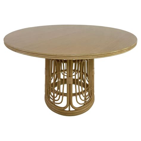Modernist White Granite and Fluted Metal Base Dining Table at 1stDibs ...