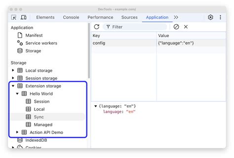 Inspect Mode Local Storage 的图像结果