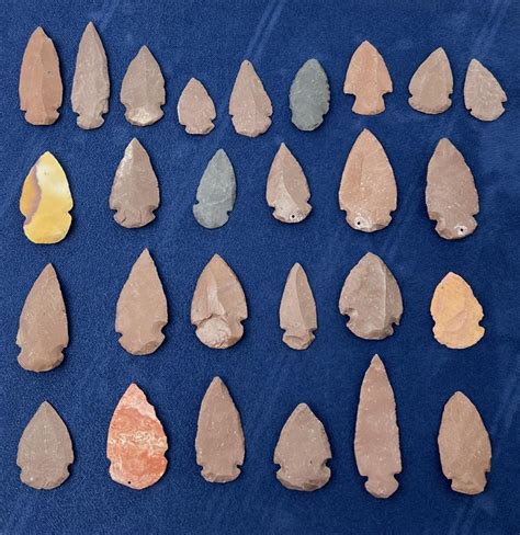 Native American Indian Arrowheads