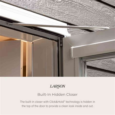 Larson Platinum Retractable Screen Storm Door