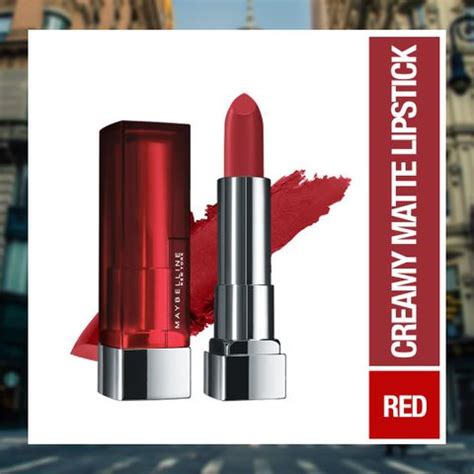MAYBELLINE NEW YORK Color Sensational Creamy Matte Lipstick, 602 Bitten ...
