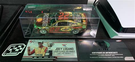 Joey Logano WWTR/Gateway Race Win Color Chrome Elite 1/24 DIN #21 out ...