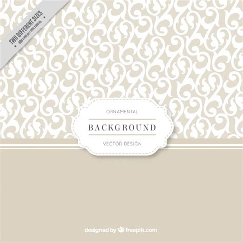 Beige leaves wallpaper background | Free Vector