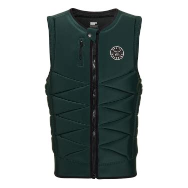 Mystic Outlaw Impact Vest Fzip Wake Dark Leaf 2023 • Watersporters.com