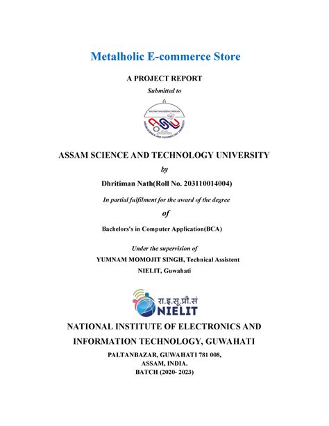 1St part of 1200xx - This is assignment format. - Metalholic E-commerce ...