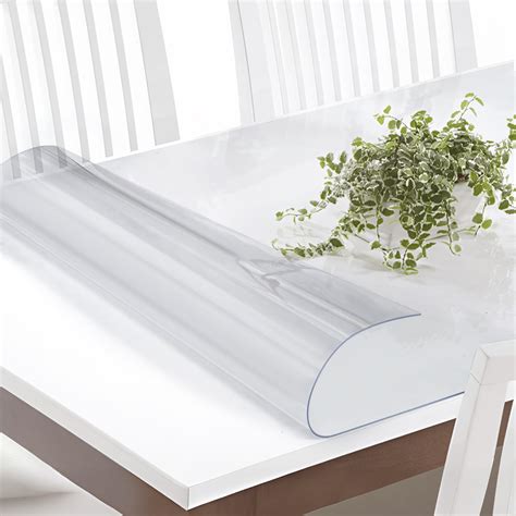 Vicwe 30 x 60 Inch Clear Table Cover Protector,1.5mm Thick Clear Table ...