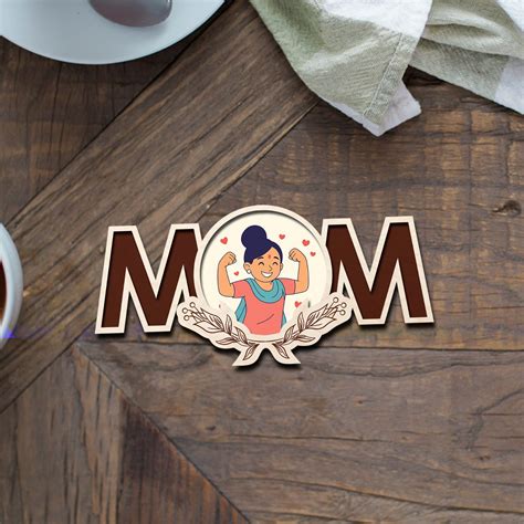Buy Personalized Mom Wooden Fridge Magnet in India at Best Price - Zop