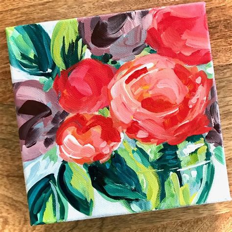 Easy Flower Paintings