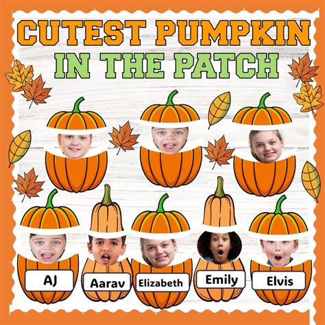 Fall/Pumpkin Patch Bulletin Board, October classroom decor - Zippi Kids