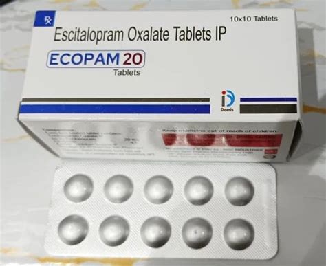 Pharmaceutical Capsules - Escitalopram 20mg Tablet Manufacturer from ...