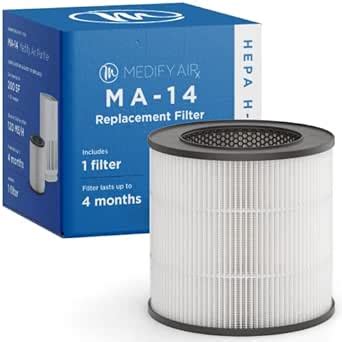 Medify MA-14 Genuine Replacement Filter for Allergens, Smoke, Wildfires ...