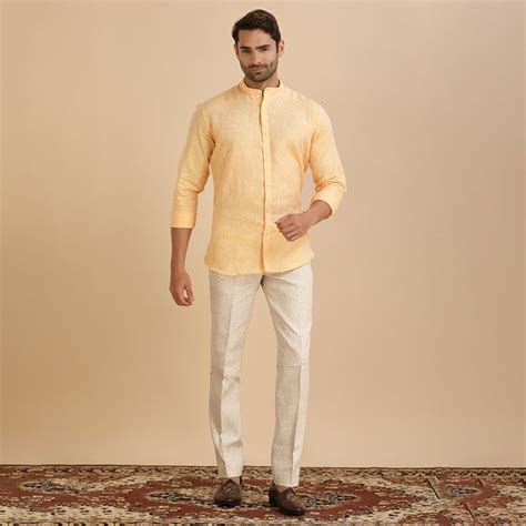 Buy Mandarin Collar Shirt for Men Online| Suvidha Fashion