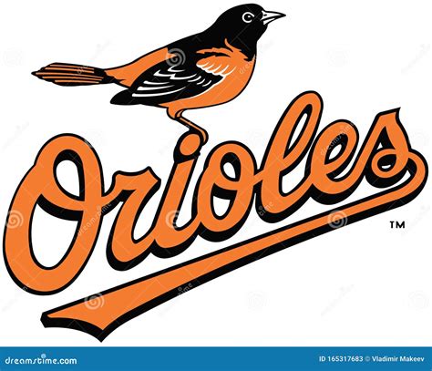 Logo of the Baltimore Orioles Baseball Club. USA Editorial Stock Photo ...
