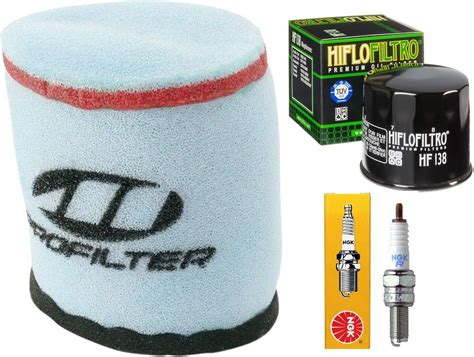 Buy Tune Up Kit Pre-Oiled Air Filter Oil Filter Spark Plug for Suzuki ...