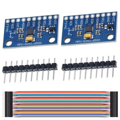 Buy DAOKI 2Pack MPU-9250/6500 Accelerometer Module GY-9250 9 Axis 9DOF ...