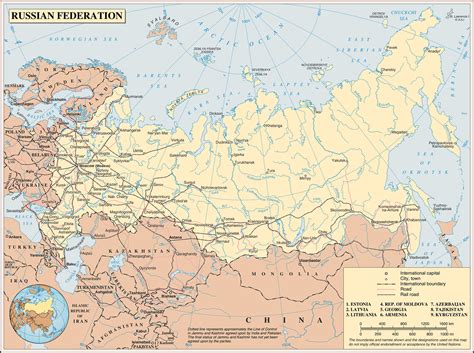 Large detailed road map of Russia. Russia large detailed road map | Vidiani.com | Maps of all ...