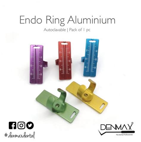 Denmax Endo Ring Aluminium Calibrated Ruler – Oralkart
